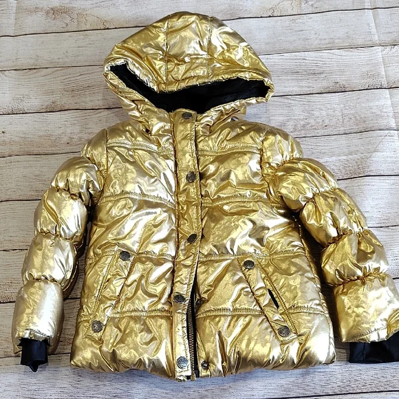 Jessica Simpson Black and Gold Jacket - Picture 1 of 5